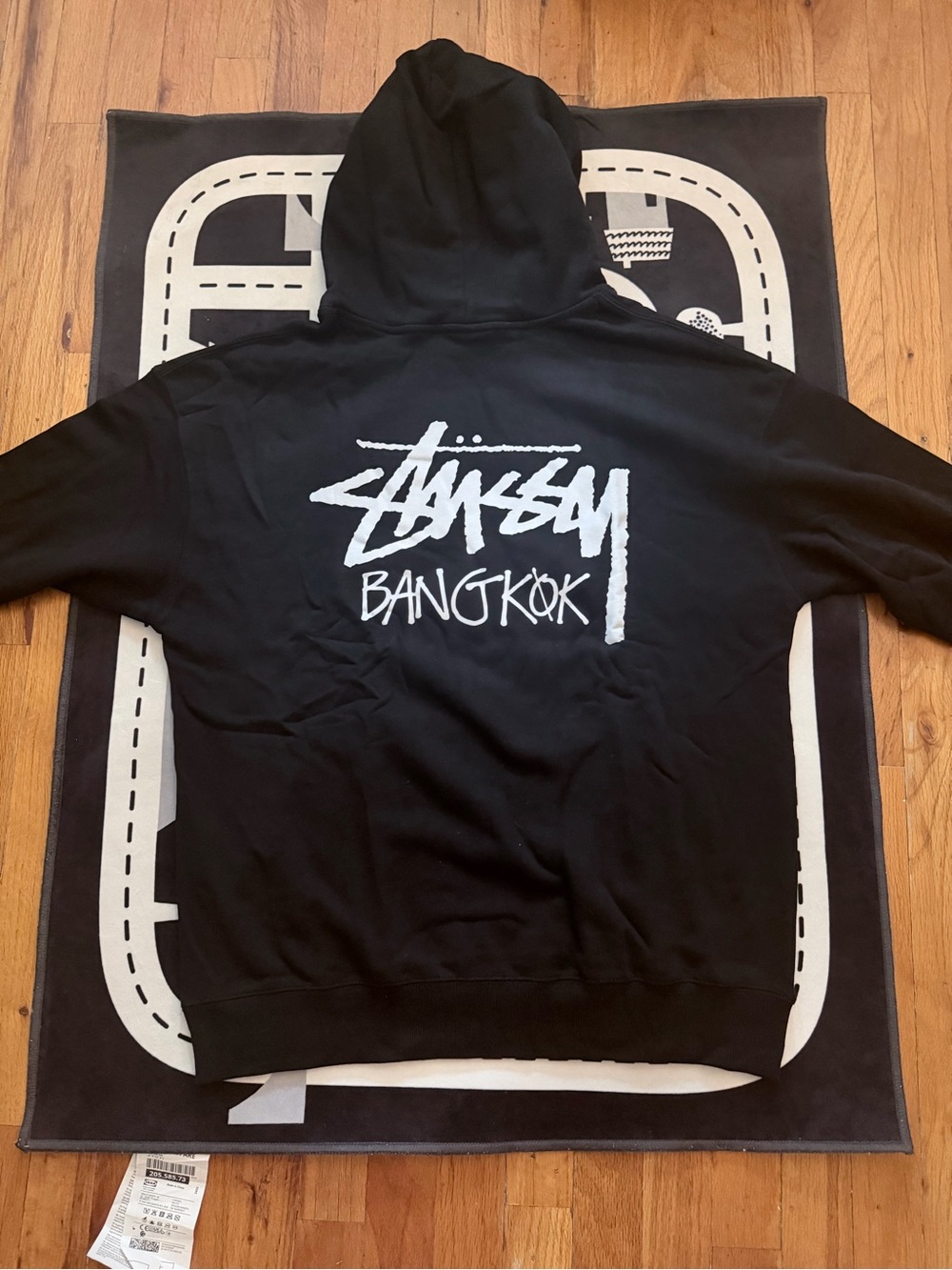 Stussy Bangkok Black Hoodie - Size L